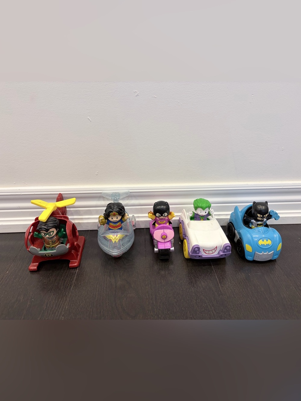 DC Superhero Little People Set Vehicles